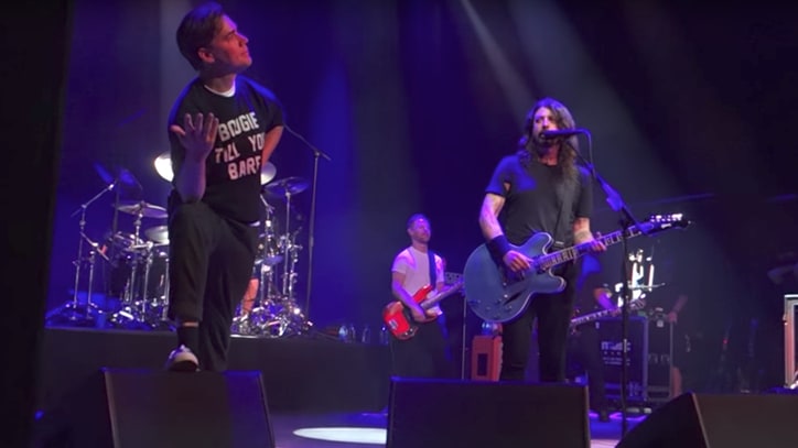 Watch Foo Fighters Cover AC/DC With Hives Singer in Sweden