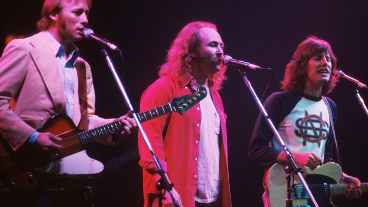 Flashback: Crosby, Stills and Nash Perform 'Just a Song Before I Go' in 1977