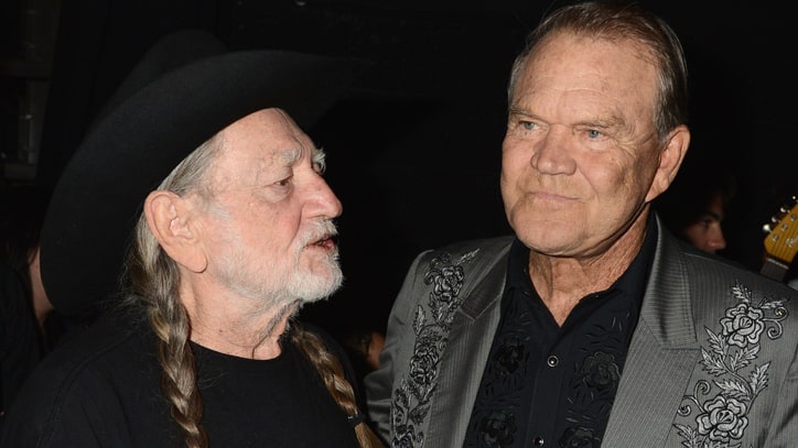 Hear Glen Campbell, Willie Nelson's Moving 'Funny How Time Slips Away'