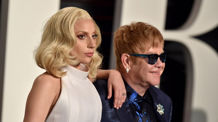 See Lady Gaga, Stevie Wonder Sing 'Happy Birthday' to Elton John