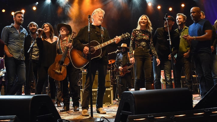 See Kris Kristofferson's All-Star Chorus With Willie Nelson, Eric Church
