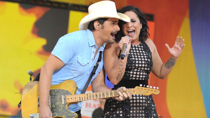 See Brad Paisley Join Demi Lovato and Nick Jonas for Somber 'Stone Cold'