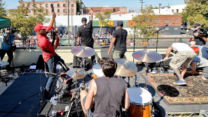 Watch Prophets of Rage Play Rooftop Show on Los Angeles' Skid Row