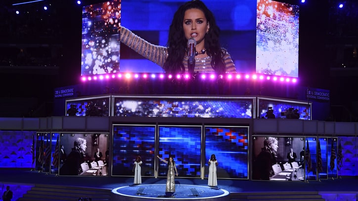 Watch Katy Perry 'Rise' and 'Roar' for Hillary Clinton at DNC