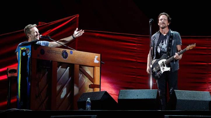 Watch Eddie Vedder, Chris Martin's Joint Global Citizen Set