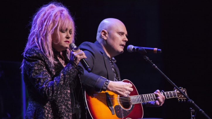 Watch Cyndi Lauper, Billy Corgan Cover Crystals at Benefit Gig