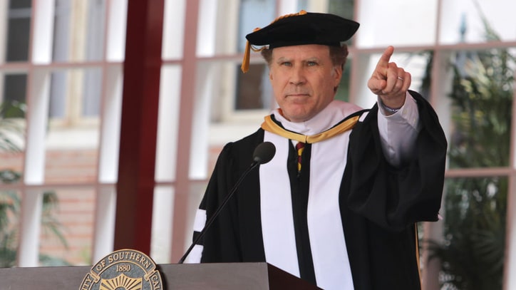 See Will Ferrell Sing Whitney Houston at USC Commencement