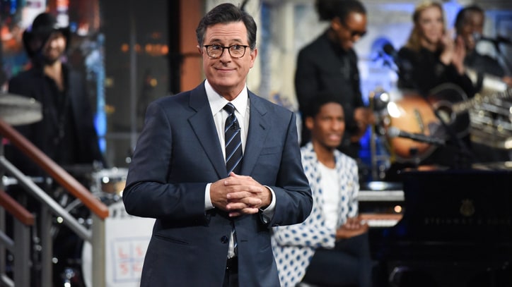 Watch Cartoon Trump's Nonsensical Interview on 'Colbert'