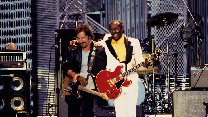 Flashback: Chuck Berry, Bruce Springsteen Play Spirited 'Johnny B. Goode'