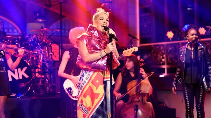 Watch Pink Return to 'SNL' With 'Beautiful Trauma' Songs
