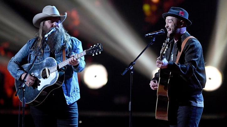 See Justin Timberlake, Chris Stapleton Sing 'Say Something' With Choir at Brit Awards