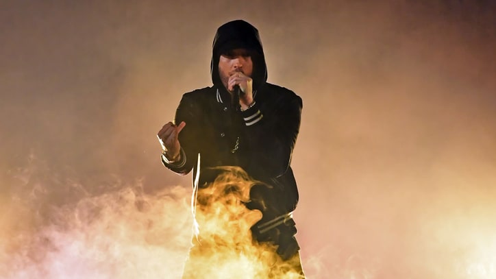 Hear Eminem's Studio Version of NRA-Slamming 'Nowhere Fast'
