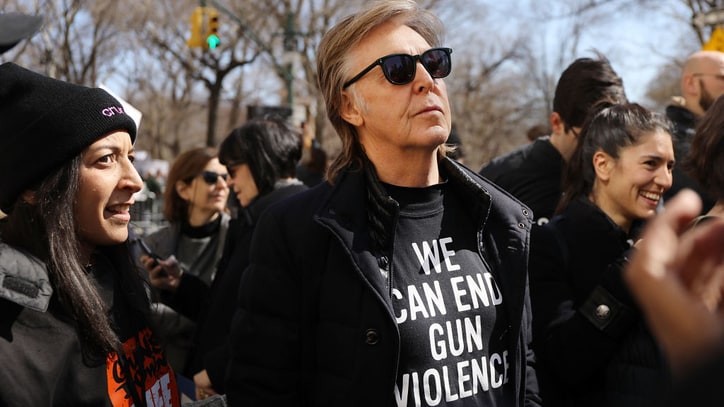 Paul McCartney Remembers John Lennon at March for Our Lives Rally in New York