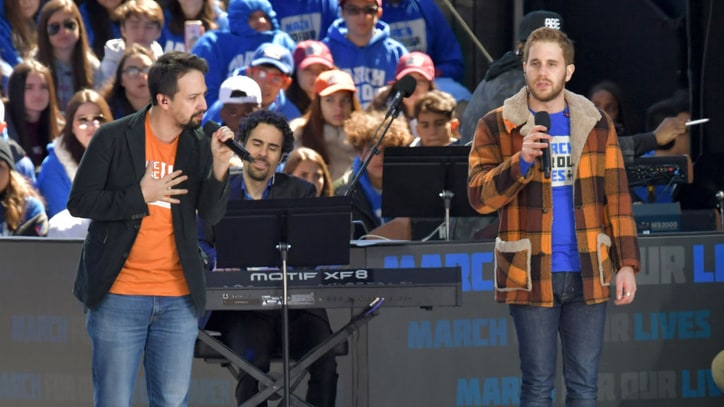 See Lin-Manuel Miranda, Ben Platt Perform at March for Our Lives Rally