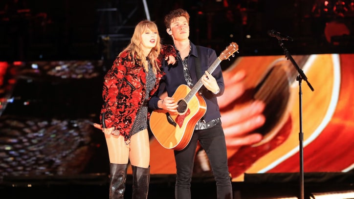Watch Taylor Swift Bring Out Shawn Mendes at Rose Bowl Concert