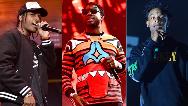 A$AP Rocky, Gucci Mane, 21 Savage Team Up in New 'Cocky' Video