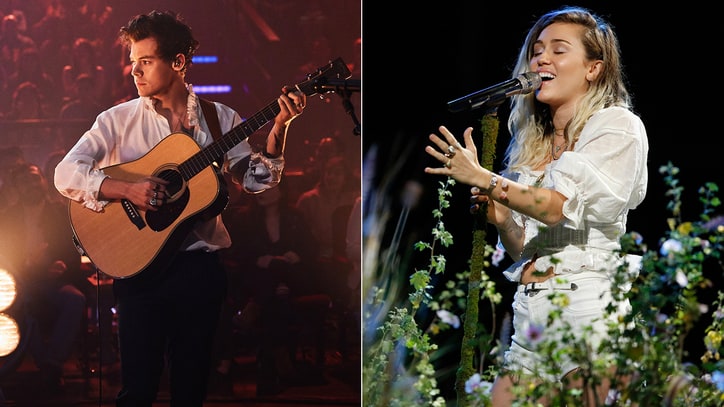 Watch Miley Cyrus, Harry Styles Dedicate Performances to Manchester Victims