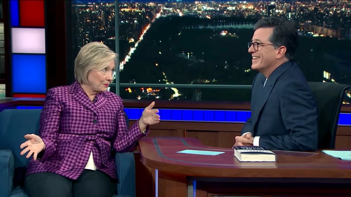 Hillary Clinton Recalls Encounter With 'Manspreading' Vladimir Putin