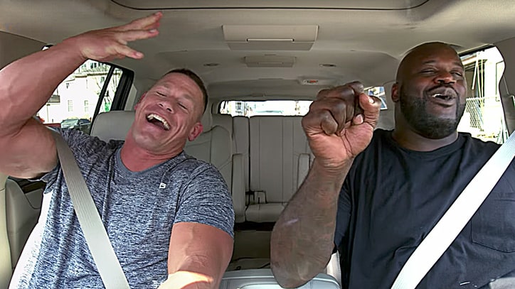 Watch John Cena and Shaquille O'Neal Exchange Puns on 'Carpool Karaoke'