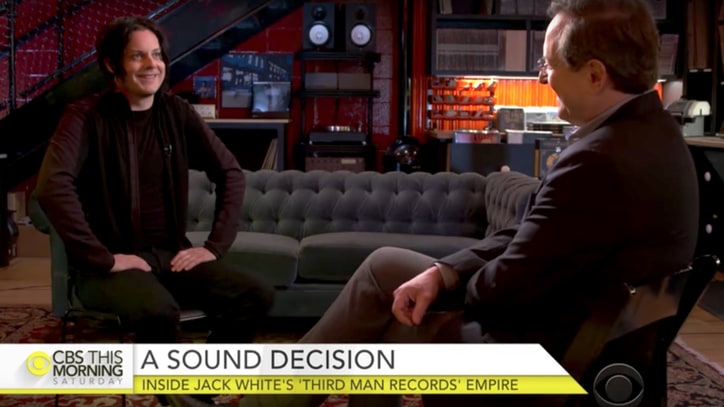 Jack White Gives Tour Inside Third Man Records Factory on 'CBS This Morning'