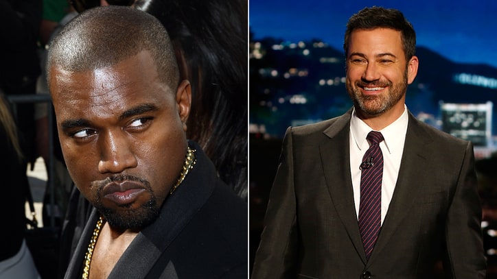 Jimmy Kimmel Was 'So Happy' About Kanye West Twitter Feud