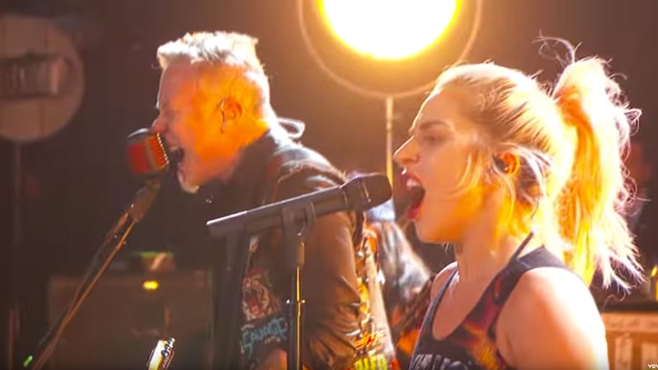 See Lady Gaga, Metallica's Flawless 'Moth Into Flame' Grammy Rehearsal Video