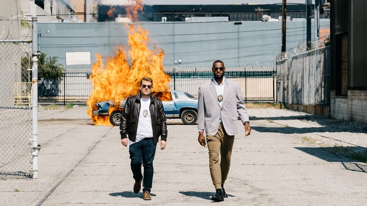 Watch LeBron James, James Corden's Wild Carpool Karaoke Performance
