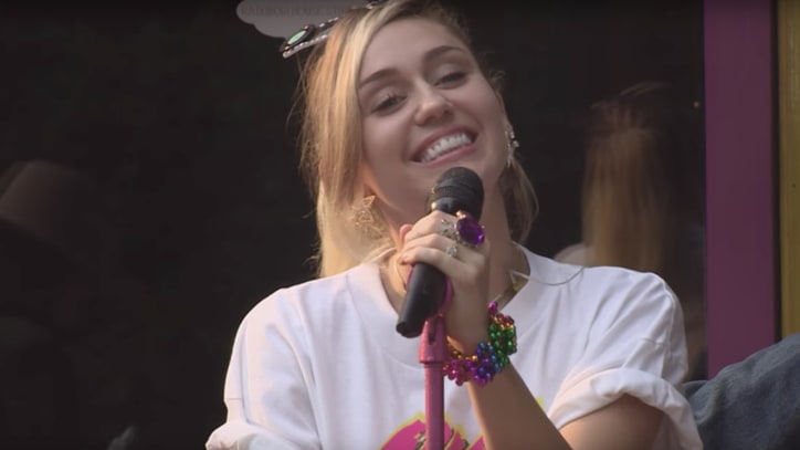 Watch Miley Cyrus' Country Take on 'First Time Ever I Saw Your Face'