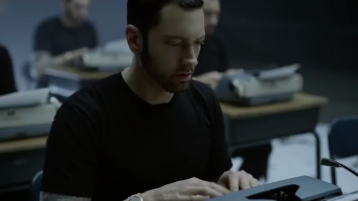 Watch Eminem's Contemplative 'Walk on Water' Video