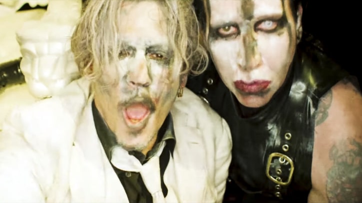 Watch Johnny Depp Join Marilyn Manson in NSFW 'Say10' Video