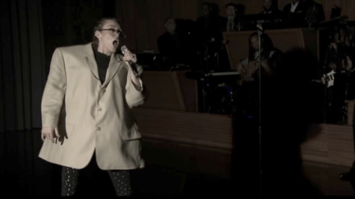 See Miley Cyrus Emulate Talking Heads' 'Stop Making Sense' in Lip Sync Battle