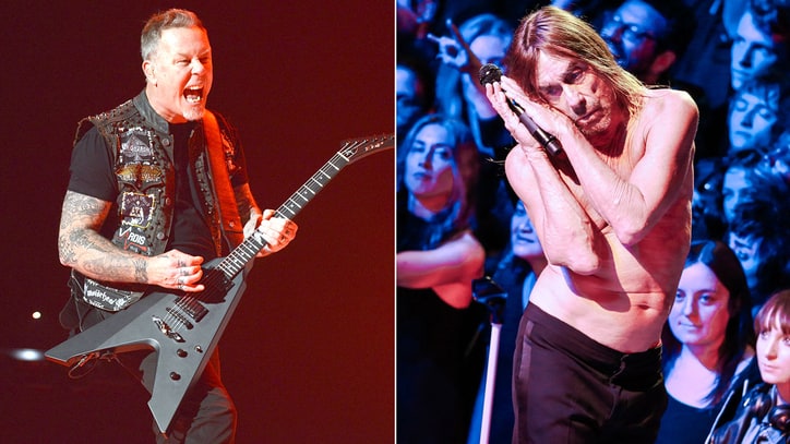 Watch Metallica, Iggy Pop Perform Stooges' 'T.V. Eye' in Mexico City