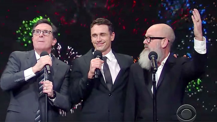 Watch Michael Stipe, Stephen Colbert, James Franco in 2016-Themed R.E.M. Parody