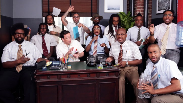 See Migos, Jimmy Fallon, Roots Perform 'Bad and Boujee' With Office Supplies