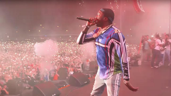 Watch Meek Mill's Surprise, First Post-Jail Concert at Rolling Loud
