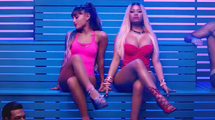 Watch Ariana Grande, Nicki Minaj Work Out in Steamy 'Side to Side' Video