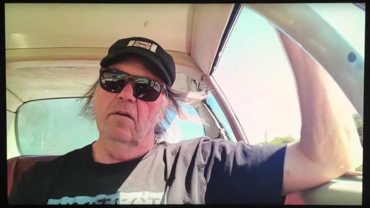 Neil Young Protests Dakota Access Pipeline With 'Indian Givers' Video