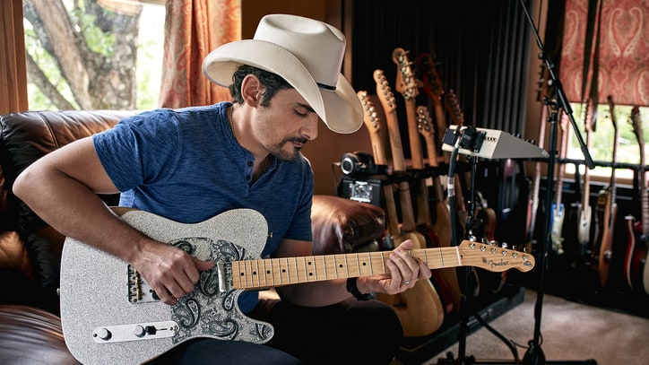 Brad Paisley Talks New Signature Guitar, Previews Netflix Comedy Special