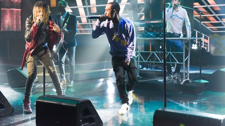 Rae Sremmurd Bring 'Black Beatles' to 'Colbert' on Beatles Anniversary