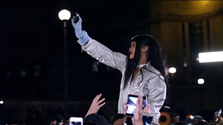 See Rihanna Throw Epic Paris Meet-and-Greet in 'Goodnight Gotham' Video
