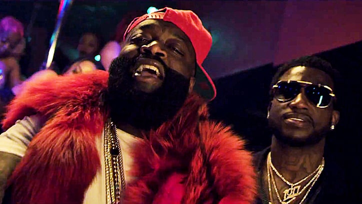 Watch Rick Ross, Gucci Mane Crash Strip Club in 'She on My Dick' Video