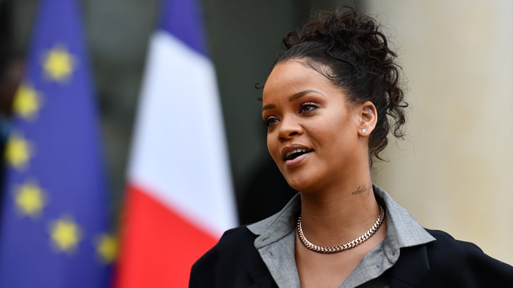 Rihanna Talks Clara Lionel Foundation With French President, First Lady