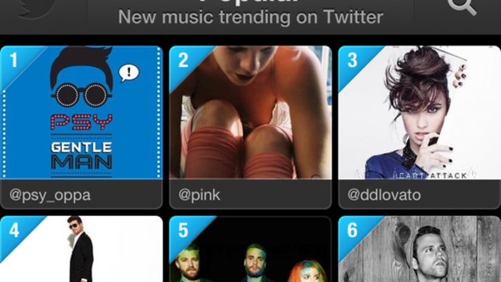 Twitter #Music App Is Splashy, Fun and a Work in Progress