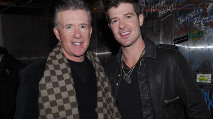 Robin Thicke's Dad Alan Loves 'Earworm' Smash 'Blurred Lines'