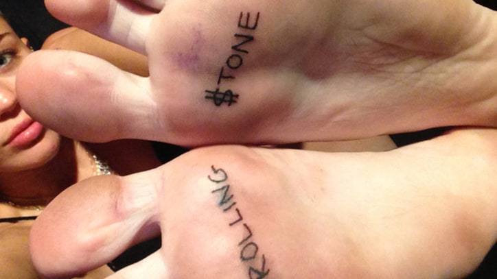 See Miley Cyrus' Outrageous 'Rolling Stone' Tattoo
