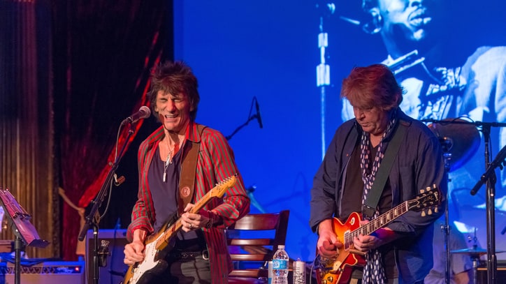 Ronnie Wood and Mick Taylor Unite in New York