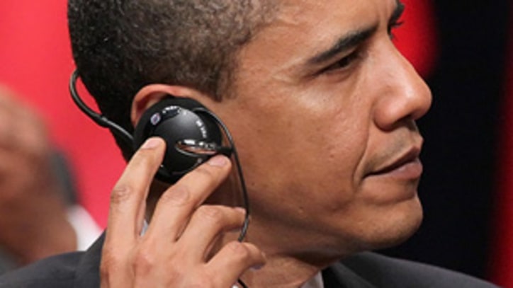 President Obama Riffs on Rock Stars