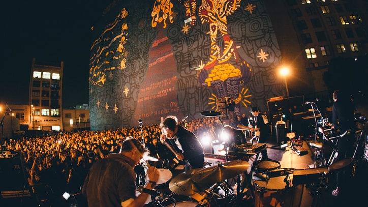 Foster the People Unveil 'Supermodel' Mural in Los Angeles