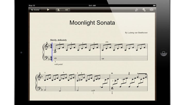 Digital Sheet Music App for iPad Plays a Happy Tune