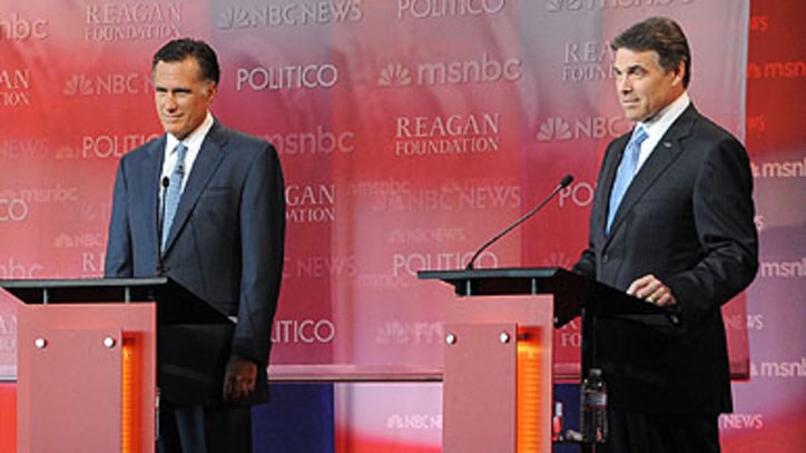 GOP Debate: Rick 'The Gut' Perry vs. Mitt 'The Brain' Romney